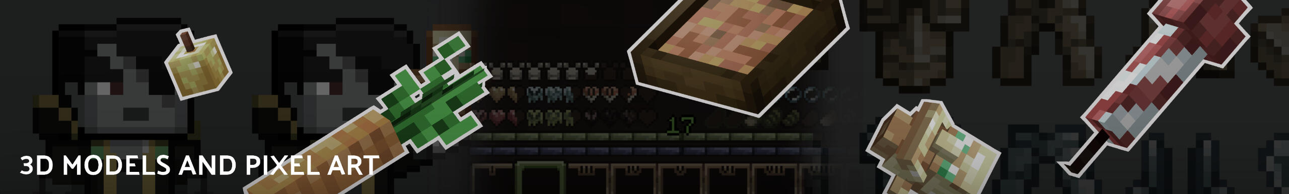 3D Models and Pixel Art